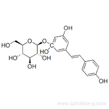 beta-D-Glucopyranoside, 3-hydroxy-5-(2-(4-hydroxyphenyl)ethenyl)phenyl CAS 65914-17-2